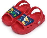 celanda slippers lightweight non slip dinosaur boys' shoes ~ clogs & mules logo