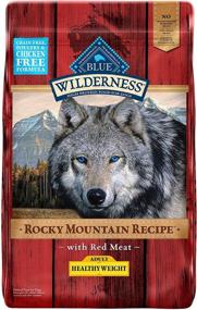 img 4 attached to Blue Buffalo Wilderness Rocky Mountain Recipe - High Protein, Natural Adult Healthy Weight Dry Dog Food with Red Meat