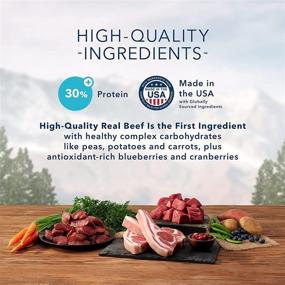 img 2 attached to Blue Buffalo Wilderness Rocky Mountain Recipe - High Protein, Natural Adult Healthy Weight Dry Dog Food with Red Meat