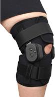 🦵 deluxe hinged knee brace with compression knee wrap for plus size obesity: joint pain relief for overweight men & women from meniscus tears, arthritis pain | brace direct logo