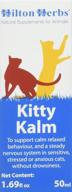 🐱 hilton herbs kitty kalm herbal supplement for nervous and anxious cats, 1.69 fl oz (50 ml) bottle logo