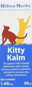 img 3 attached to 🐱 Hilton Herbs Kitty Kalm Herbal Supplement for Nervous and Anxious Cats, 1.69 fl oz (50 ml) Bottle