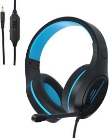 img 4 attached to 🎧 Anivia Gaming Headset – Noise Cancelling Mic, Crystal Gaming Sound for PS4, Xbox One, PC, Mac, Laptop, Mobile – Memory Foam Earpad Headphone