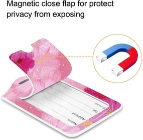 img 3 attached to 👜 Famavala Luggage Privacy Suitcase Kit: GalaPink Travel Accessories for Luggage Tags & Handle Wraps - Stay Stylish & Secure!