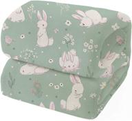 hedaya home bunny floral blanket logo