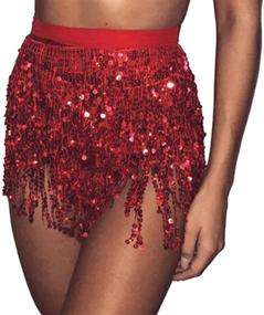 img 4 attached to Relbcy Skirts Tassel Sequins Festival Sports & Fitness in Other Sports