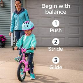 img 2 attached to 🚲 12-Inch Wheels Schwinn Balance Toddler Bikes: Beginner Rider Training with Various Color Options