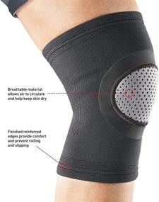 img 2 attached to 👍 ACE Elasto-Preene Knee Support - Small/Medium, Black (545864): Superior Compression for Optimal Knee Support