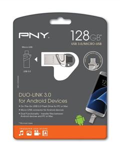 img 2 attached to PNY 128 ГБ Duo-Link USB 3.0 OTG Флеш-накопитель для Android - P-FDI128GOTGTO30-GE