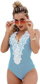 img 4 attached to Blooming Jelly Vintage Swimsuit Swimwear Women's Clothing for Swimsuits & Cover Ups