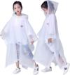 xzrich ponchos reusable raincoat girls logo