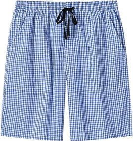 img 1 attached to 🩳 JINSHI Men's Sleep & Lounge Pajama Shorts with Pockets - Clothing and Leisurewear