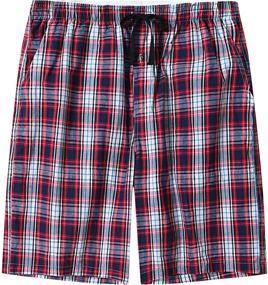 img 3 attached to 🩳 JINSHI Men's Sleep & Lounge Pajama Shorts with Pockets - Clothing and Leisurewear