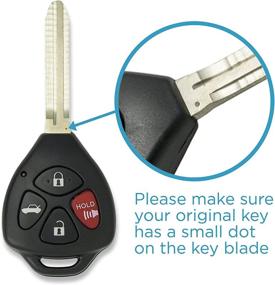 img 2 attached to 🔑 Безключевая замена Keyless2Go: 2 новых брелка для бесключевого входа в автомобиль Toyota Avalon Corolla GQ4-29T 4D67 Chip.