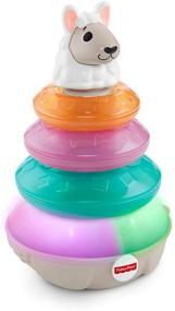 img 4 attached to Discover the Dynamic Fisher-Price Linkimals Lights & Colors Llama - Vibrant Multi-Color Delights!