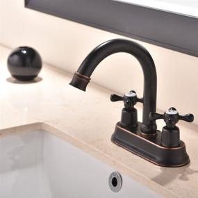 img 2 attached to 💧 Ufaucet Stainless Steel Centerset Bathroom Faucet