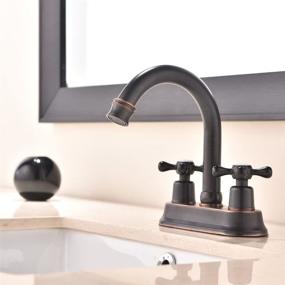img 3 attached to 💧 Ufaucet Stainless Steel Centerset Bathroom Faucet