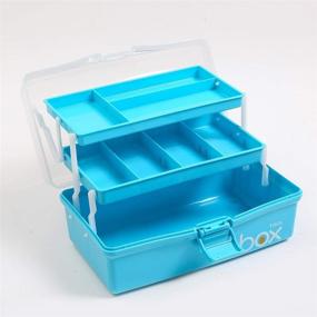 img 3 attached to 🎨 Art Supply Craft Storage Tool Box: Ultimate Organizer for Quilling, Sewing, and Bead Collections