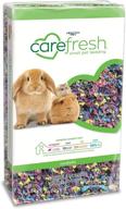 🐾 premium carefresh confetti small pet bedding: dust-free, odor control & natural, 10l bag logo