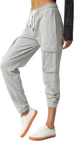 img 4 attached to Спортивные штаны Joggers Running Athletic Loungewear