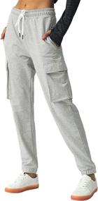 img 1 attached to Спортивные штаны Joggers Running Athletic Loungewear