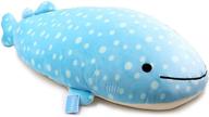 🐋 vintoys large blue whale shark hugging pillow plush doll - super soft fish plush toy stuffed animals, 27-inch logo