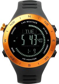 img 4 attached to 🏔️ Lad Weather Multi-Functional Outdoor Watch: Altimeter, Barometer, Compass, Heart Rate Monitor & more for Climbing, Trekking, and Sports