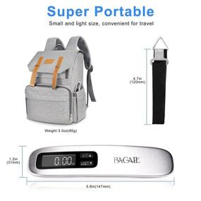 img 3 attached to 👜 BAGAIL Portable Suitcase with Enhanced Weighing Capacity