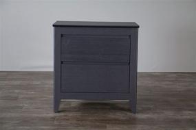 img 2 attached to Baxton Studio Wholesale Interiors Carolina Modern 2-Drawer Nightstand in Brown