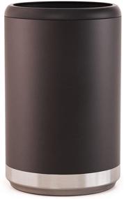 img 3 attached to 🍺 Maars Standard Can Cooler - Stainless Steel 12oz Beverage Sleeve with Vacuum Insulation - Matte Black: Keep Your Beer and Soda Ice Cold