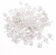 💅 100pcs plastic nail painting mirror clock wall hook hanger utility hooks white - ideal for hard concrete walls and beautyflier logo
