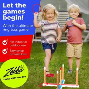 img 3 attached to 🎯 Elite Sportz Ring Toss Games: Fun Indoor Holiday & Outdoor Yard Game for Kids, Adults & Family