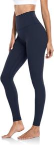 img 3 attached to 👖 HeyNuts Hawthorn Athletic Extra Long Women's Essential II High Waisted Leggings 31'' - The Perfect Workout Leggings for Women