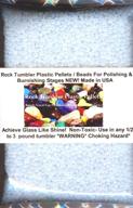 plastic pellets for rock tumbler 🔴 polishing & burnishing stages - brand new! logo