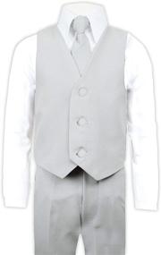 img 1 attached to Boys Black Tuxedo Young Youth Boys' Clothing : Suits & Sport Coats