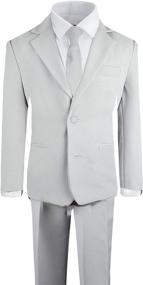 img 2 attached to Boys Black Tuxedo Young Youth Boys' Clothing : Suits & Sport Coats