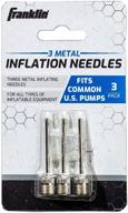 three-pack franklin sports metal 🔒 inflation needles - silver, one size (3118) логотип