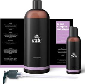 img 1 attached to 🌿 Sweet Almond Sensual Massage Oil 16oz - Relaxing, Therapeutic, and Moisturizing Skin Therapy. Includes Free Couples Massage Tutorial, Bonus Travel Bottle, and 3 Caps. Make Your Partner Melt with Almond Oil!