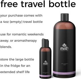 img 3 attached to 🌿 Sweet Almond Sensual Massage Oil 16oz - Relaxing, Therapeutic, and Moisturizing Skin Therapy. Includes Free Couples Massage Tutorial, Bonus Travel Bottle, and 3 Caps. Make Your Partner Melt with Almond Oil!