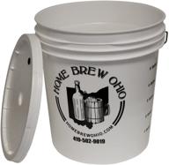 midwest homebrewing and winemaking supplies: 7.9 gallon plastic fermentor with lid - perfect for your brewing needs! logo
