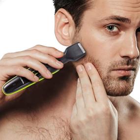 img 1 attached to 👃 Rechargeable Nose Hair Trimmer 5 in 1 - Electric Ear Hair, Beard, Sideburn Trimmer for Men and Women with Precision Detailer Stainless Steel Blade and Anti-Pinch Technology (Black)