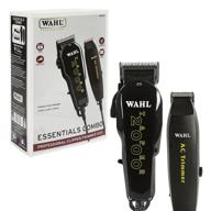 ✂️ wahl professional essentials combo #8329 - taper 2000 clipper and ac trimmer set - ideal for barbers, stylists, and novice artists - perfect for fade, blend, and edge techniques logo