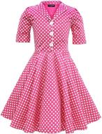 👗 vintage polka midnight girls' clothing for dresses by blackbutterfly sabrina logo