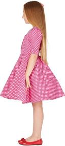 img 1 attached to 👗 Vintage Polka Midnight Girls' Clothing for Dresses by BlackButterfly Sabrina