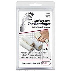 img 3 attached to 🦶 PediFix Tubular-Foam Toe Bandage - Pack of 3 (Large) - Part No. P337-L: Ultimate Toe Comfort