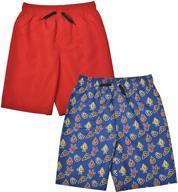 jachs 2 pack quick trunks shorts boys' clothing logo