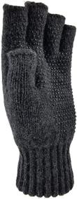 img 2 attached to 🧤 Stay Warm and Cozy with Bruceriver Knitted Thinsulate Lining Fingerless Gloves