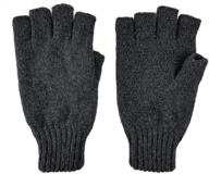 🧤 stay warm and cozy with bruceriver knitted thinsulate lining fingerless gloves logo