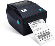🖨️ efficient 4x6 shipping label printer: 152mm/s thermal printing, mac & windows support, compatible with ups, usps, etsy, shopify, amazon, fedex, ebay, and more! logo