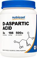 💪 d-aspartic acid (daa) powder 500g - nutricost daa supplement logo